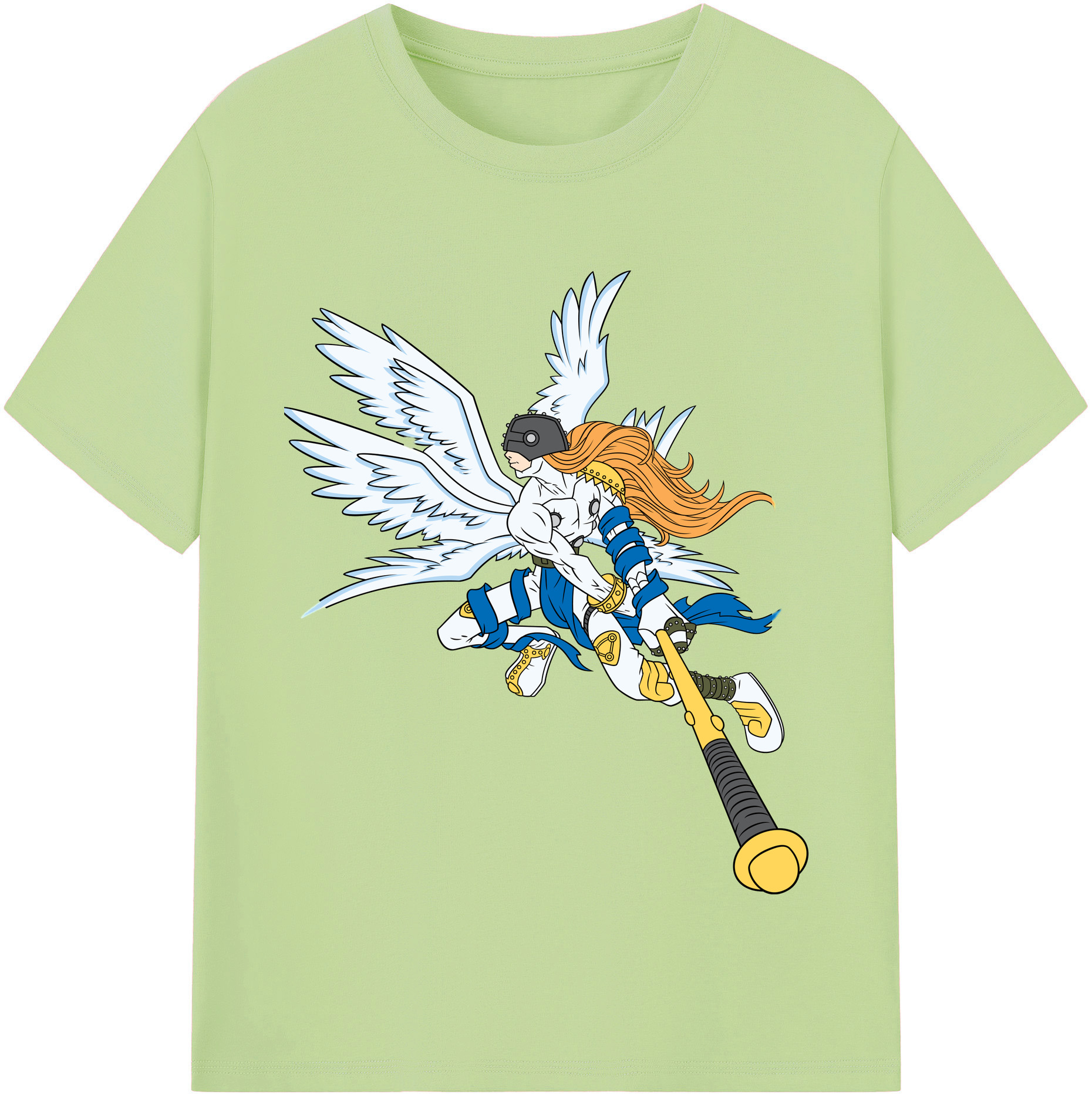 （画像用） Digimon デジタルモンスター/デジモン 綿100％半袖Tシャツ（フロントプリント）